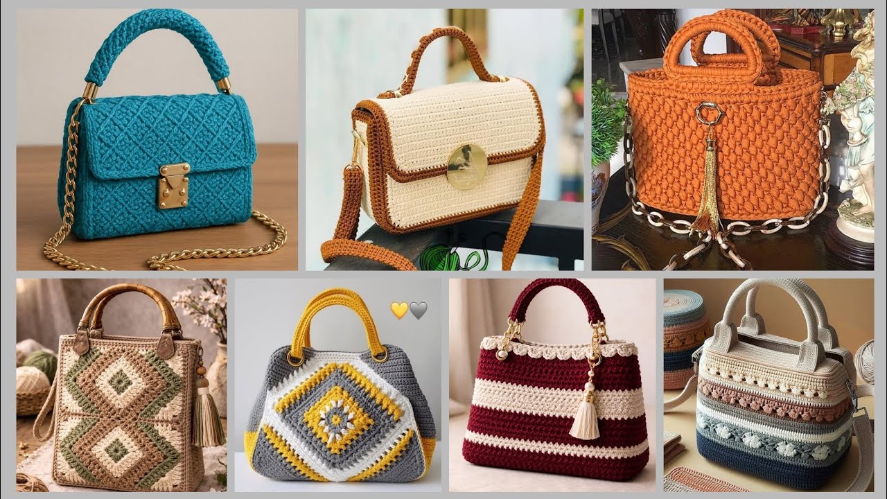 Latest Crochet Handbag Designs ||Handmade Crochet Bags ldeas || Easy &Elegant Bag Collection 2026