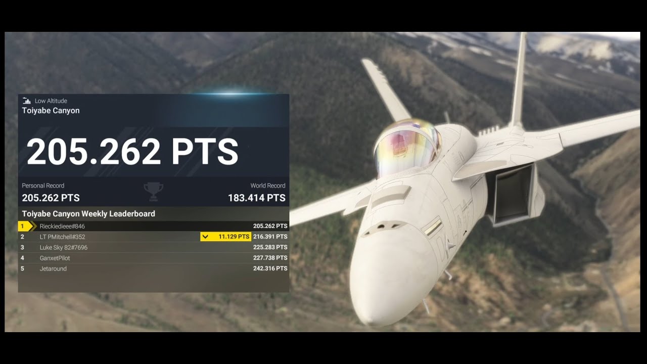 Platinum Challenge League ; MSFS 2024 Low Altitude Toiyabe Canyon