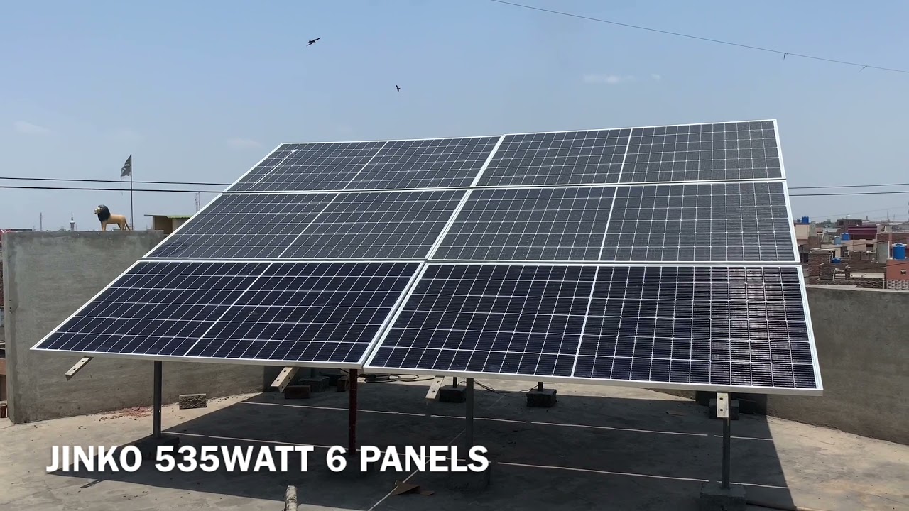 3kw Solar | jinko 535 watt | inverex aerox 3.2kw