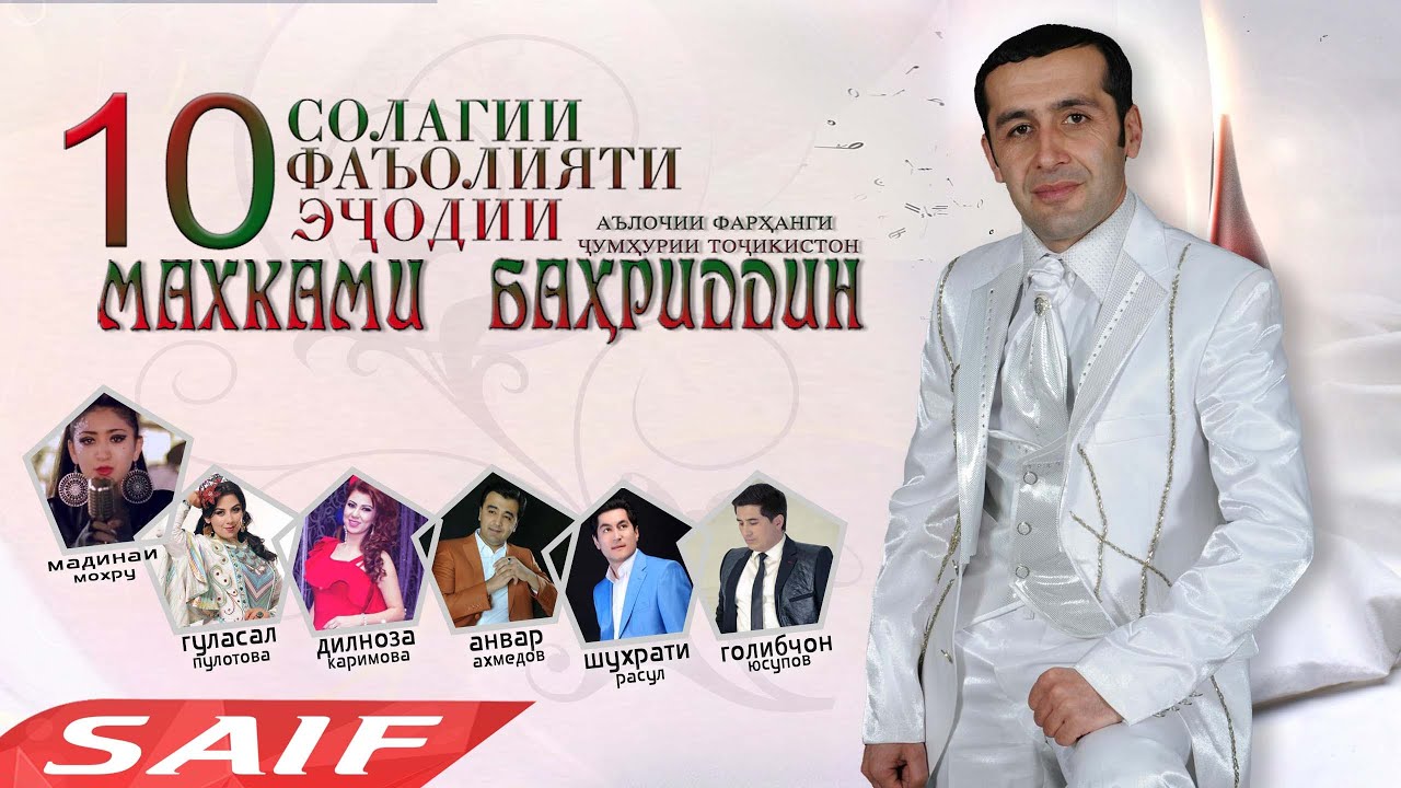 10 солагии фаъолияти эчодии Махками Бахриддин (2016)
