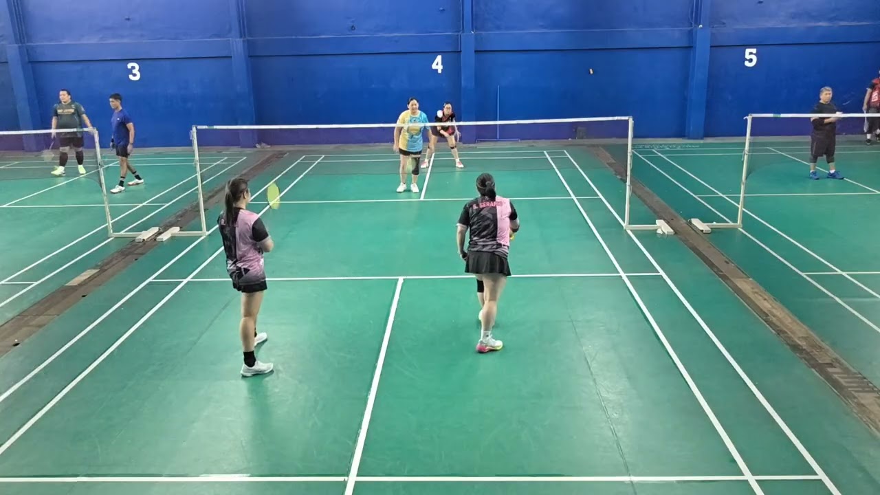 Ria & Sheila Vs Mae P & Anna(Racket Squad)