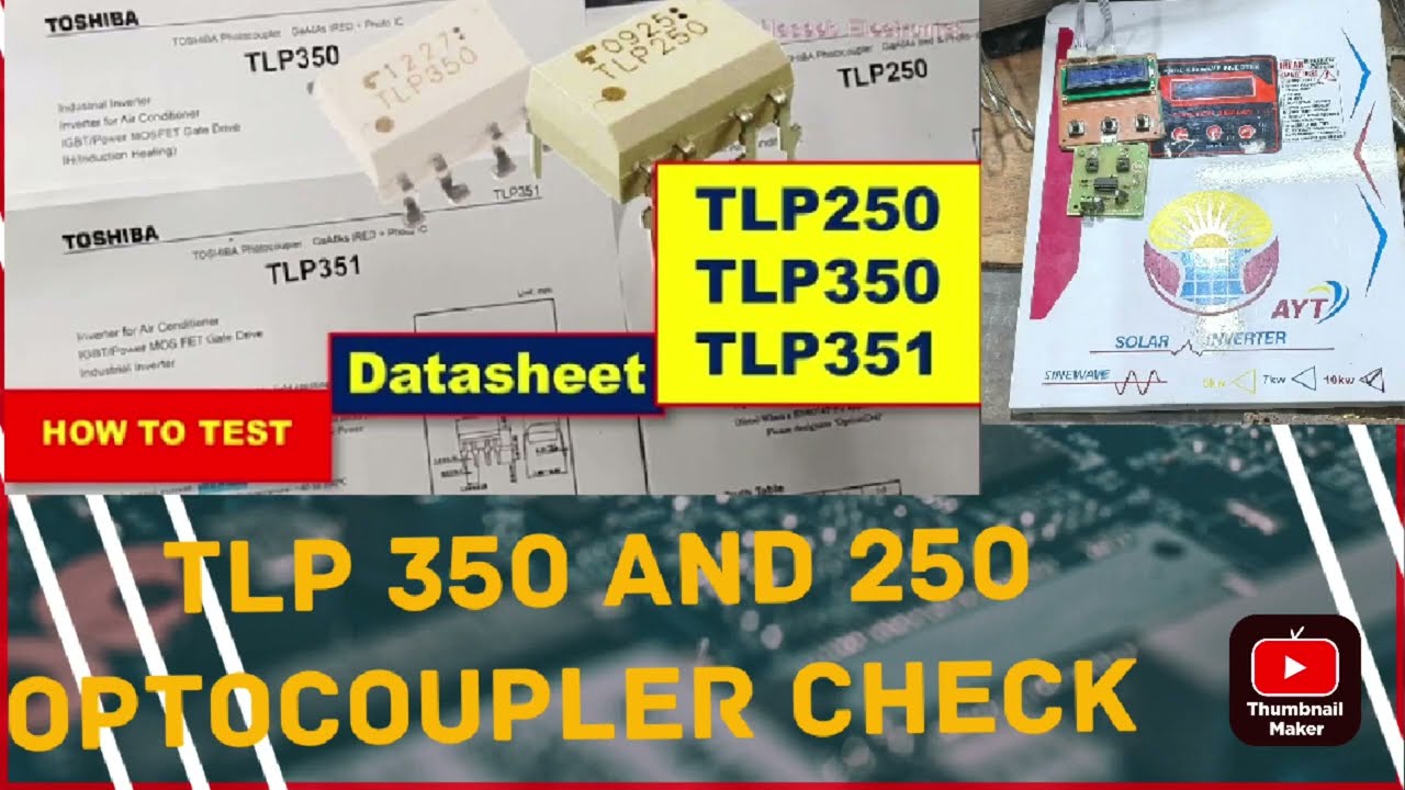 TLP 250 & TLP 350 Testing in Chinese VFD Inverter | Easy Checking Method ✅