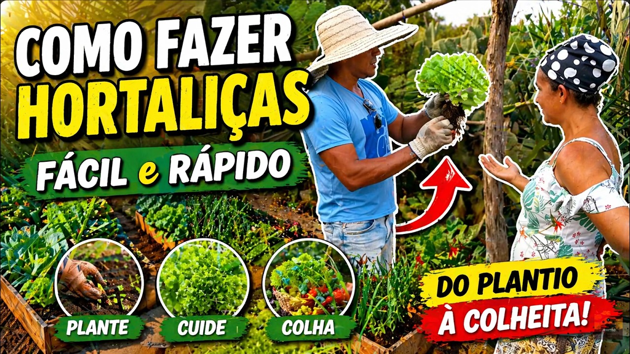 COMO FAZER HORTALI&Ccedil;AS F&Aacute;CIL e R&Aacute;PIDO , PROSA DO SERT&Atilde;O Com RAMBO Da BAHIA