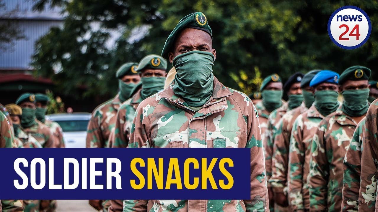 WATCH | SANDF soldiers receive ‘goodie bags’, encouraged to look after themselves