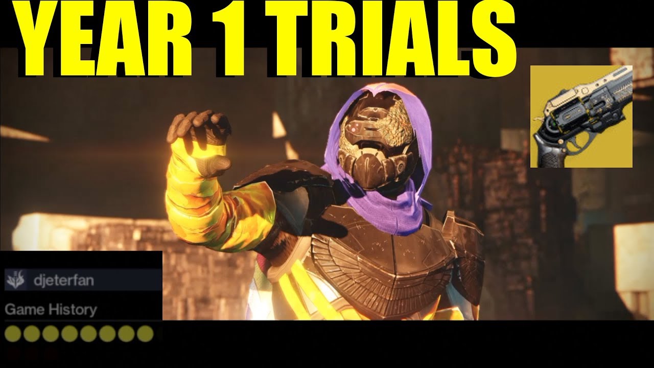 Destiny 1 YEAR 1 Trials Of Osiris FLAWLESS GAME With Last Word (Destiny 1)