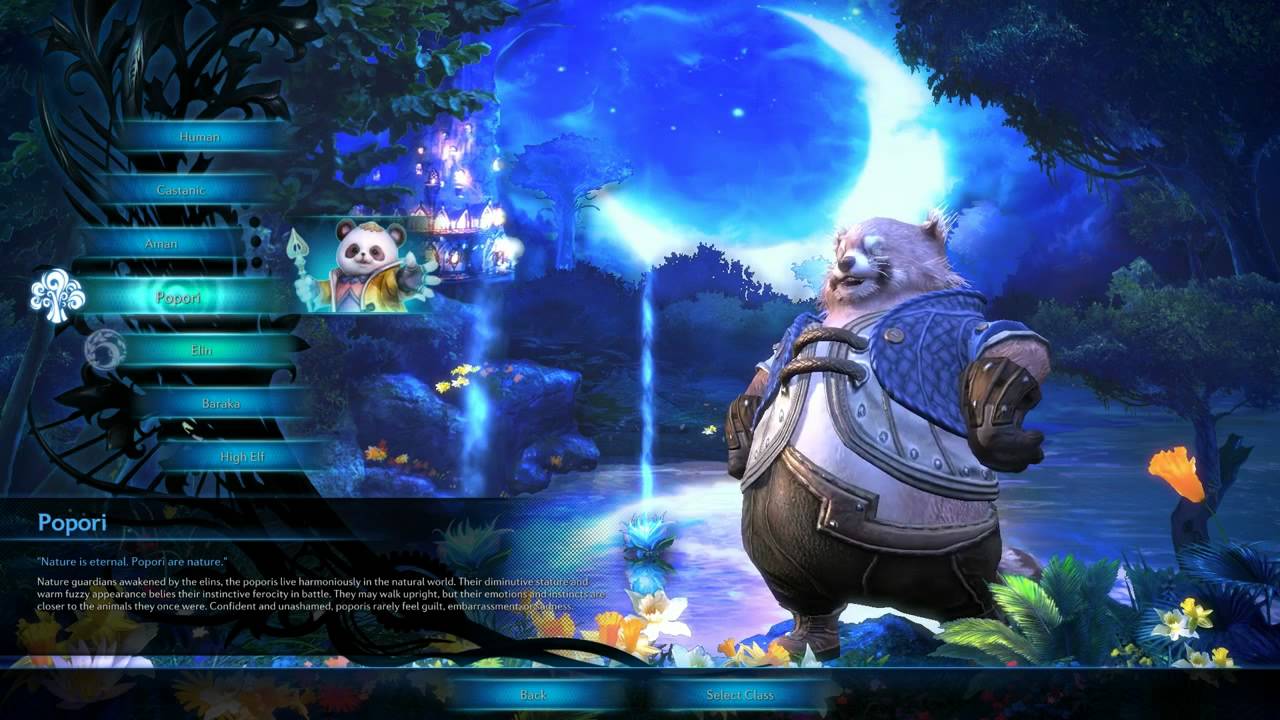 TERA Race selection