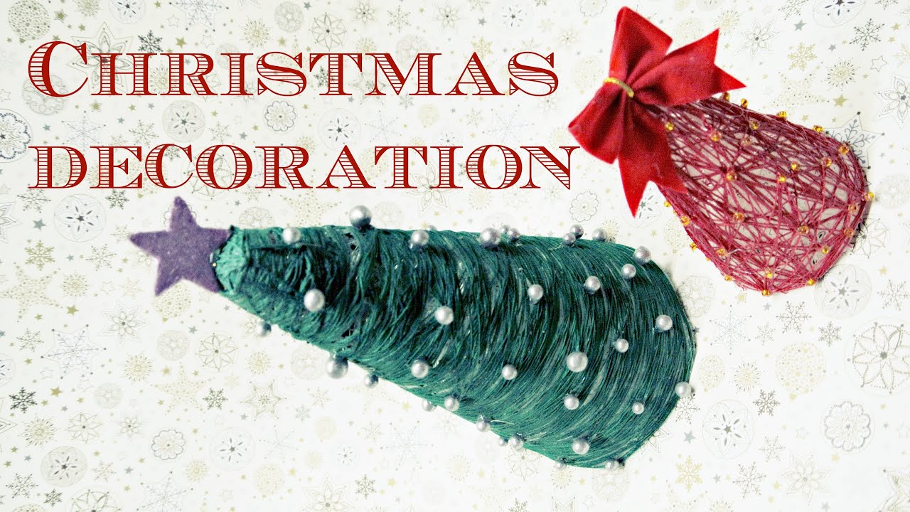 Stromeček z bavlnky (Christmas Tree of Cotton - decor) DiY