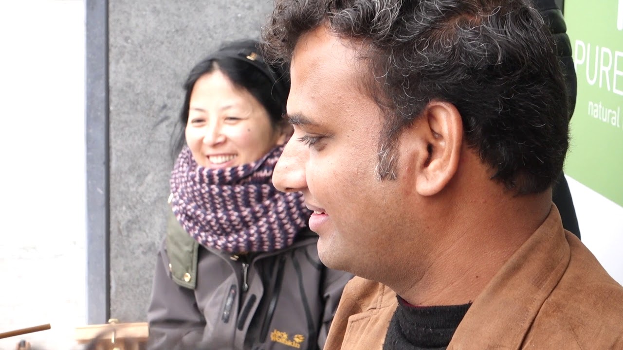 watercolour workshop with Prafull Sawant Amsterdam 2018