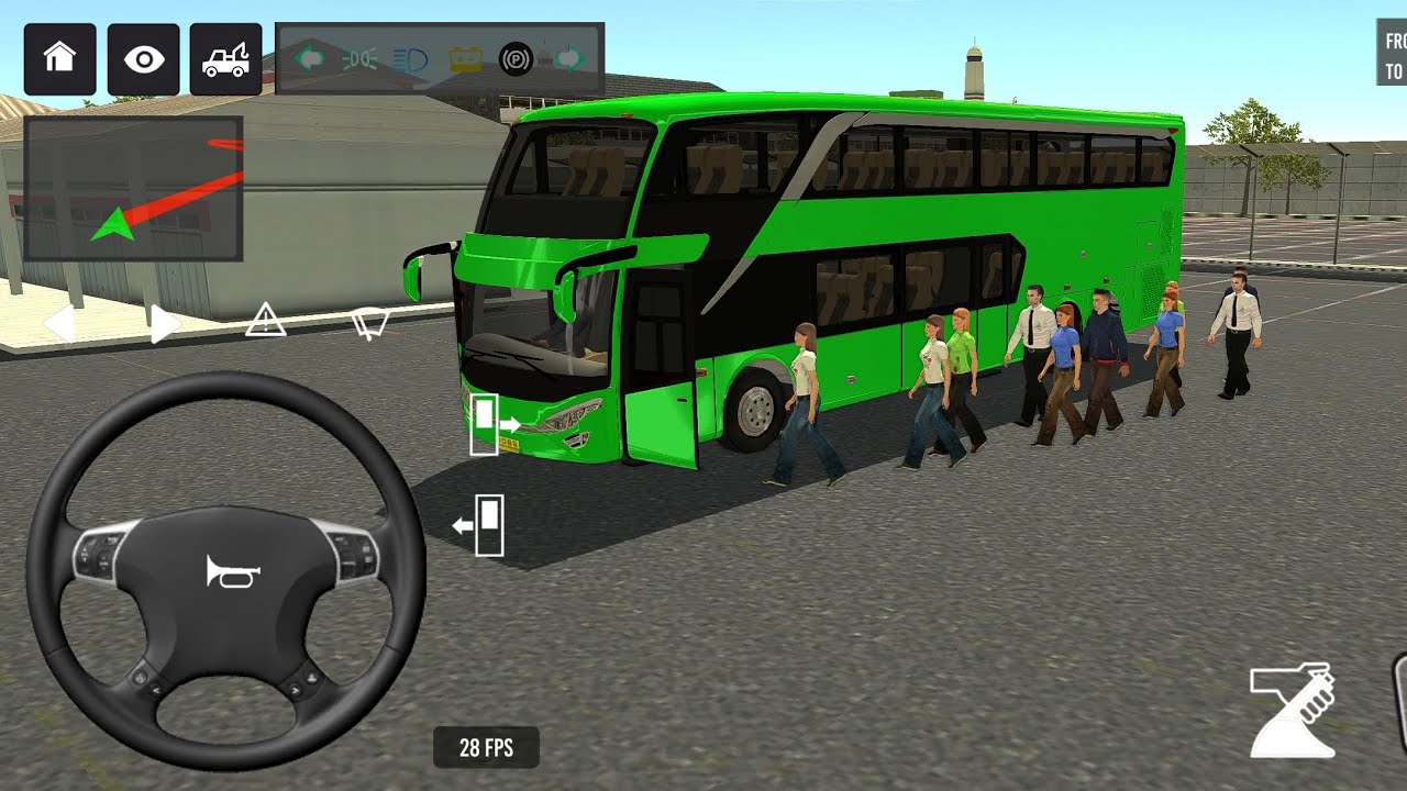 Indonesia Coach bus driving | Euro bus simulator 2026 Android gameplay #game 1 Part 1