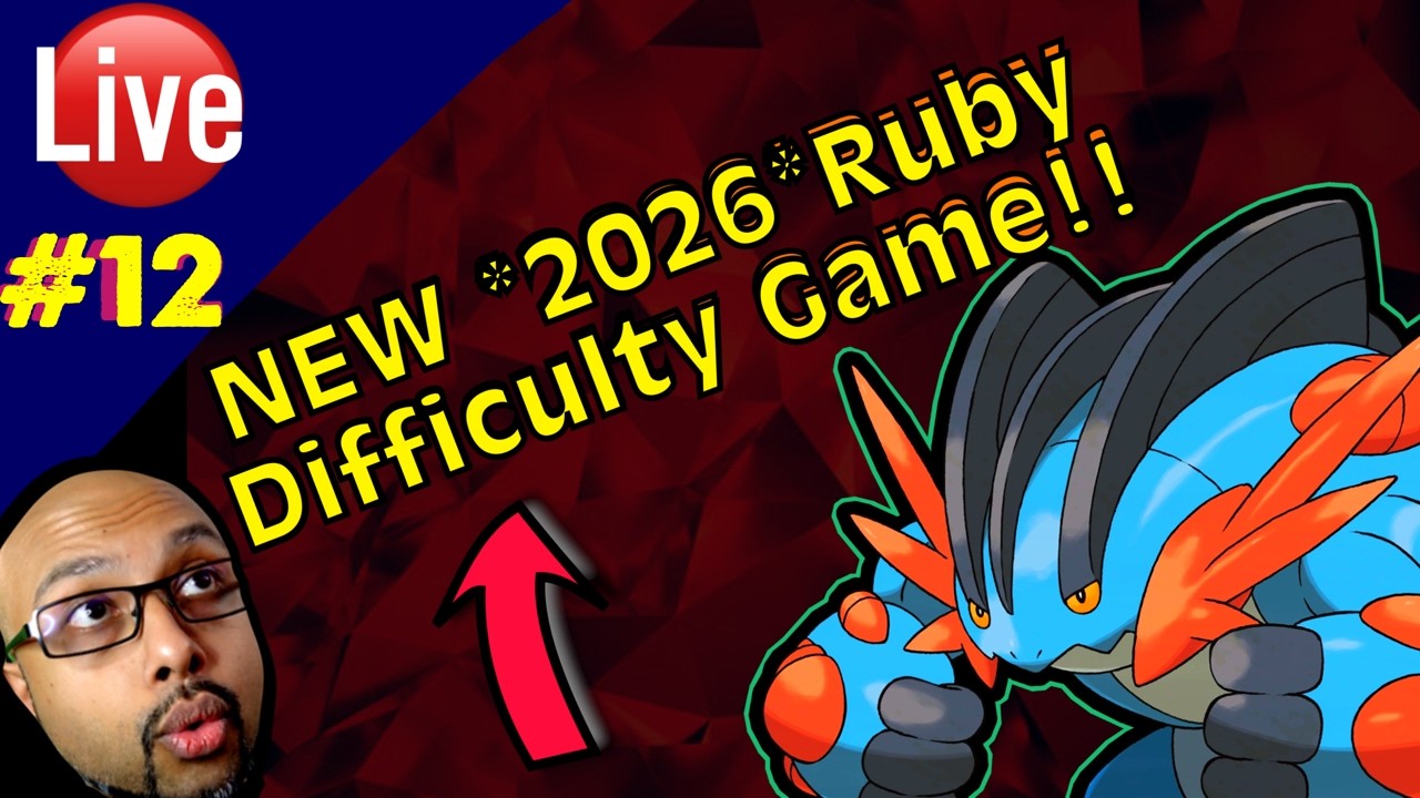 Elite Four 🔴New 2026 Ruby Difficulty Game!! 🔴LIVE #12