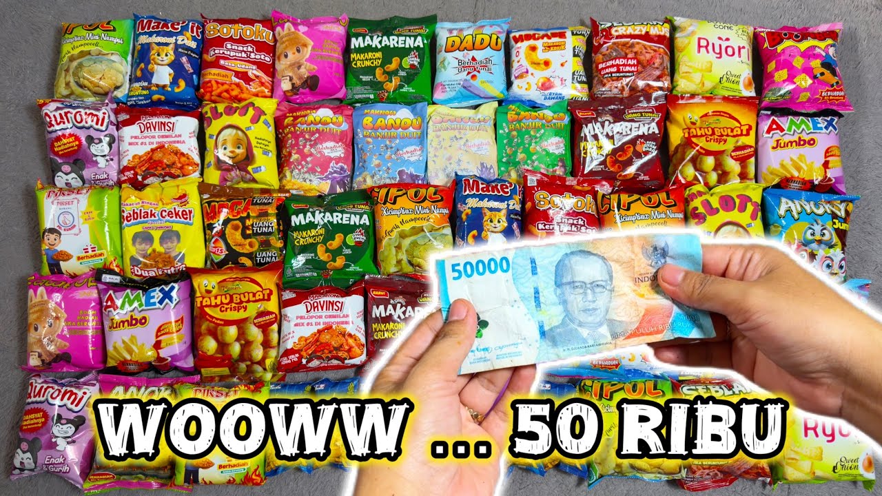 WOOWW DAPAT 50.000 DARI CIKI INI‼️ UNBOXING CIKI BERHADIAH SERBA ASIN PEDAS GURIH