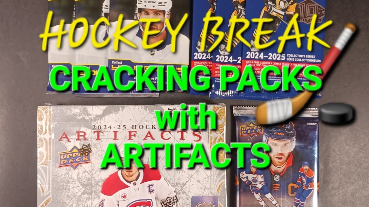 ANOTHER BOX OF 2024-25 ARTIFACTS with some 2020-21 UPPER DECK SERIES TWO HOBBY & TIM HORTONS PACKS