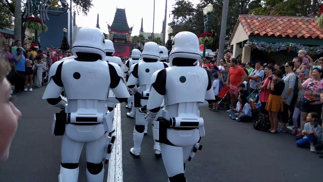 March of the First Order.  Disney World 2016