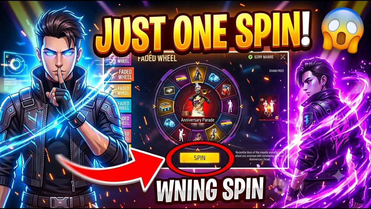 New Emote One Spin Trick 😱 || Only 9 Diamond me || Free Fire New Event