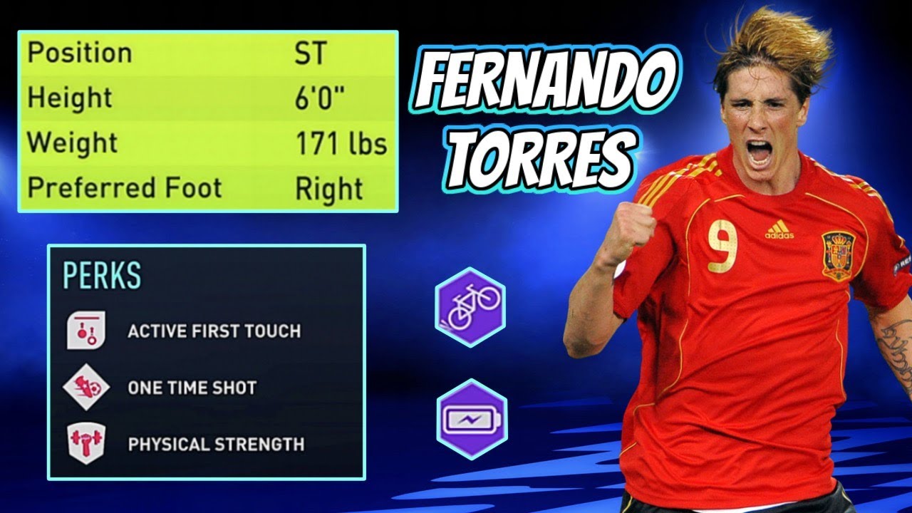 VERSATILE FERNANDO TORRES STRIKER (ST) BUILD in FIFA 22 PRO CLUBS! - Best Player Build