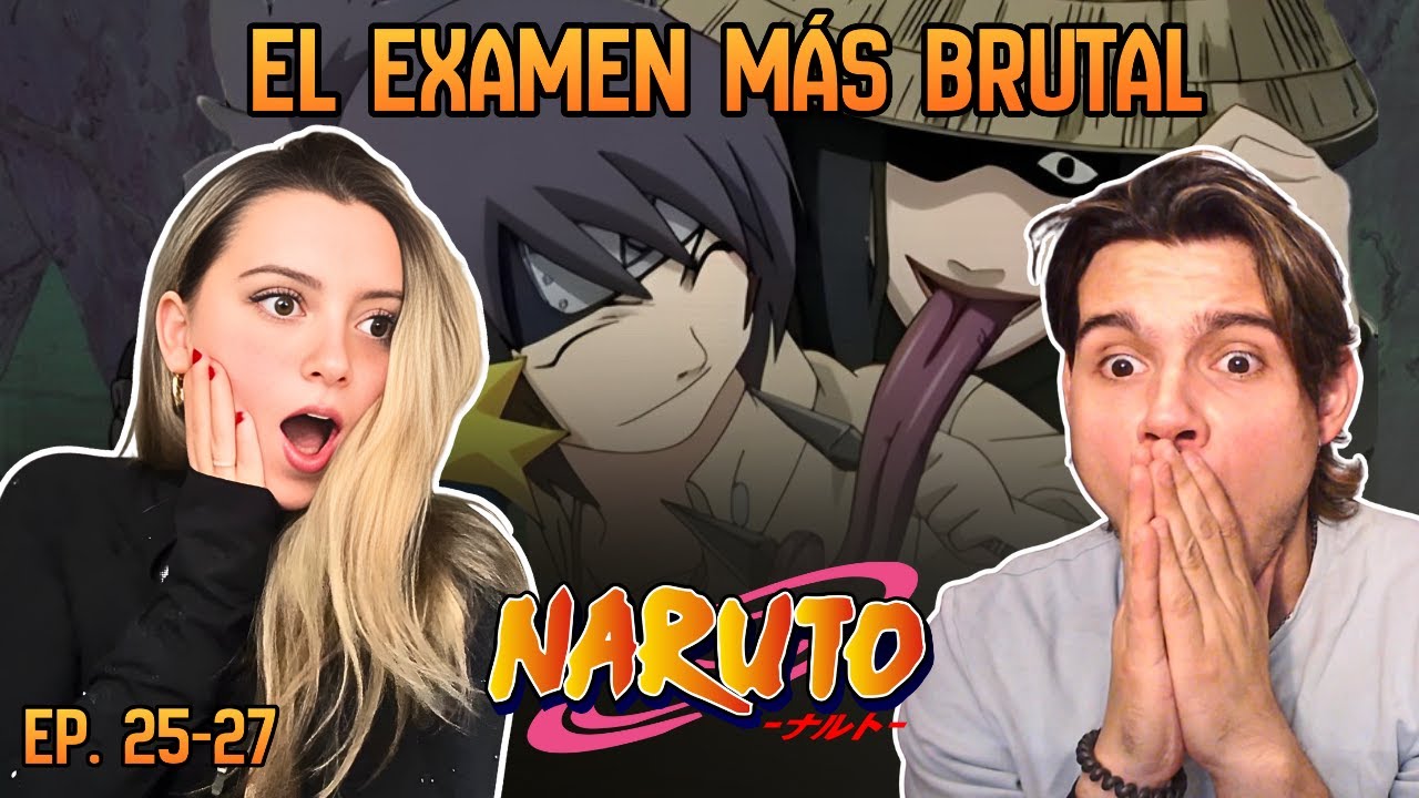 MI NOVIA REACCIONA A NARUTO POR PRIMERA VEZ | Episodio 25-27