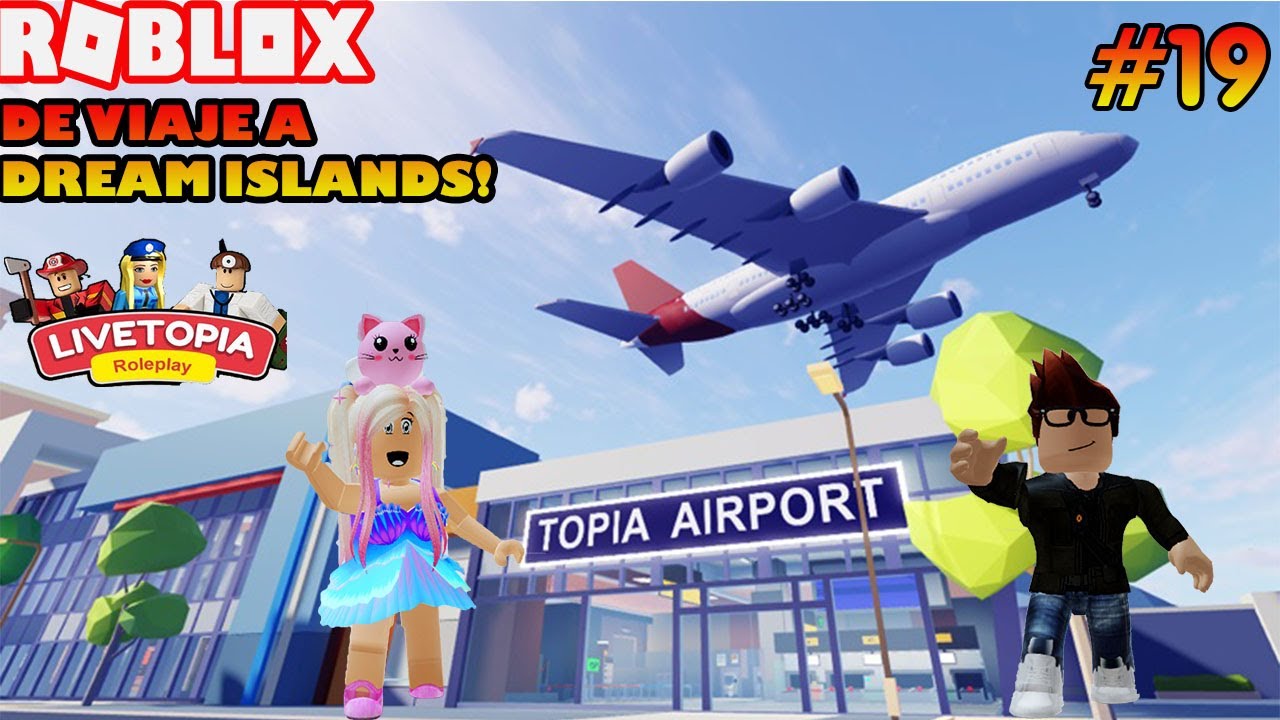 🏝Nos Vamos De Viaje A Dream Islands En Livetopia! Buscando Tesoros, Exploramos Y Mas! Roleplay😄😃