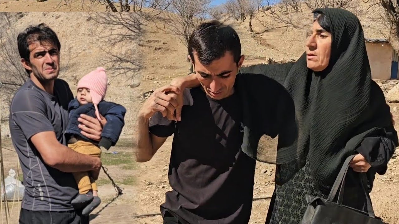 Hardship in the mountains, the life of Davoud and Akram, the illness of their grandmother