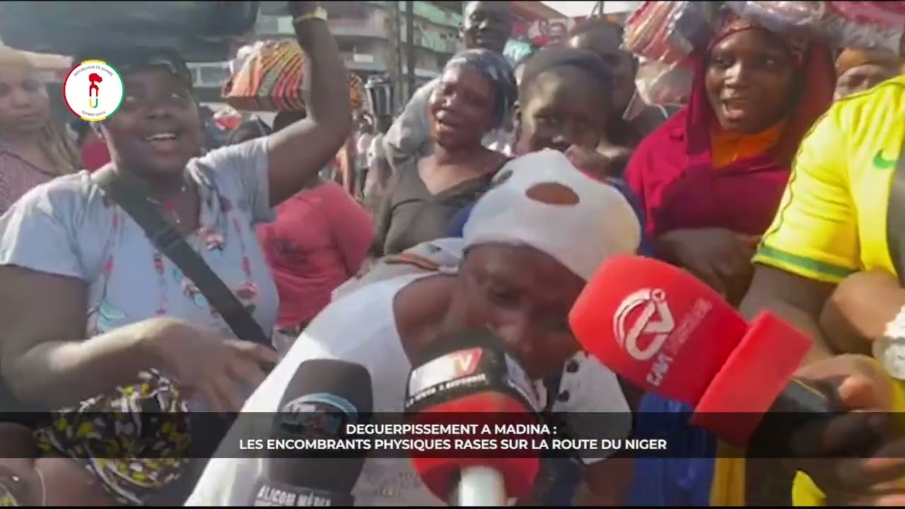Vaste opération de déguerpissement au cœur du marché Madina