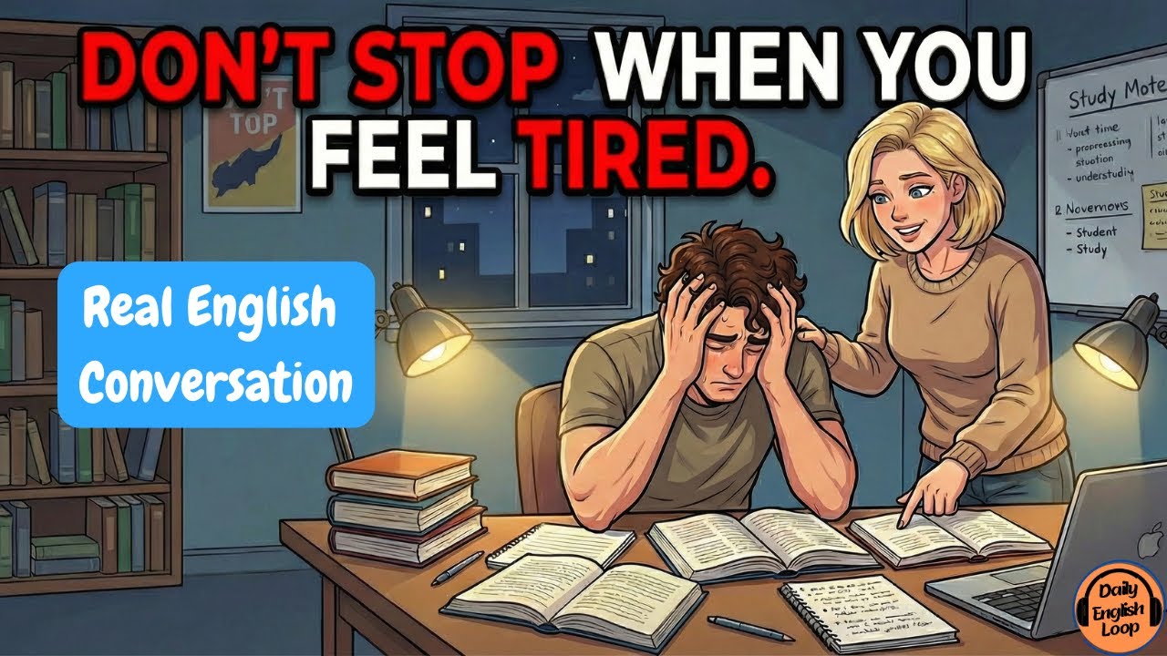 How to Stay Motivated to Learn English | Real English Conversation Practice |  English Podcast