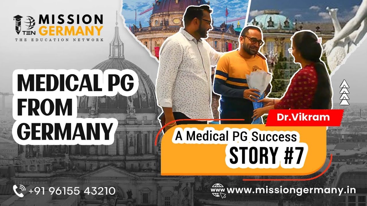 Medical PG in Germany - Part 2, Dr. Vikram Success Story | Study Abroad Consultancy in Hyderabad