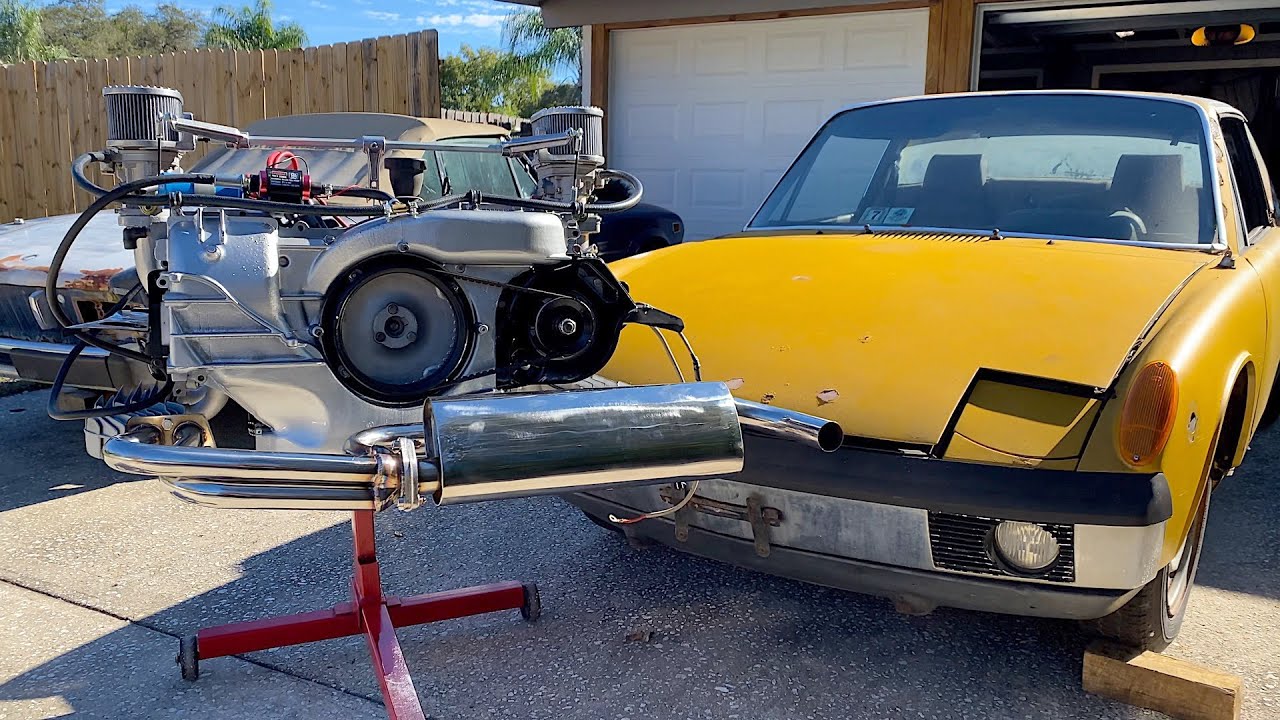 Первый запуск двигателя VW TYPE 4 за 40 лет | Восстановленный Porsche 914