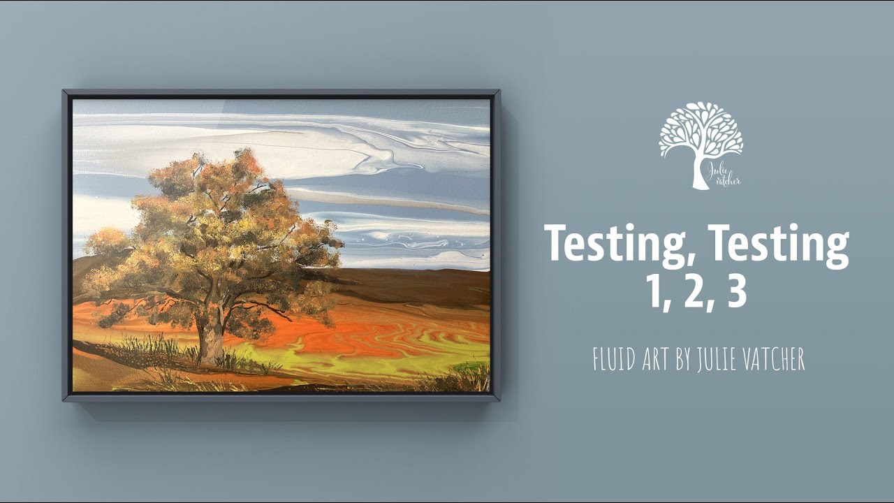 Tests for Commissions Fluid Art Painting Techniques