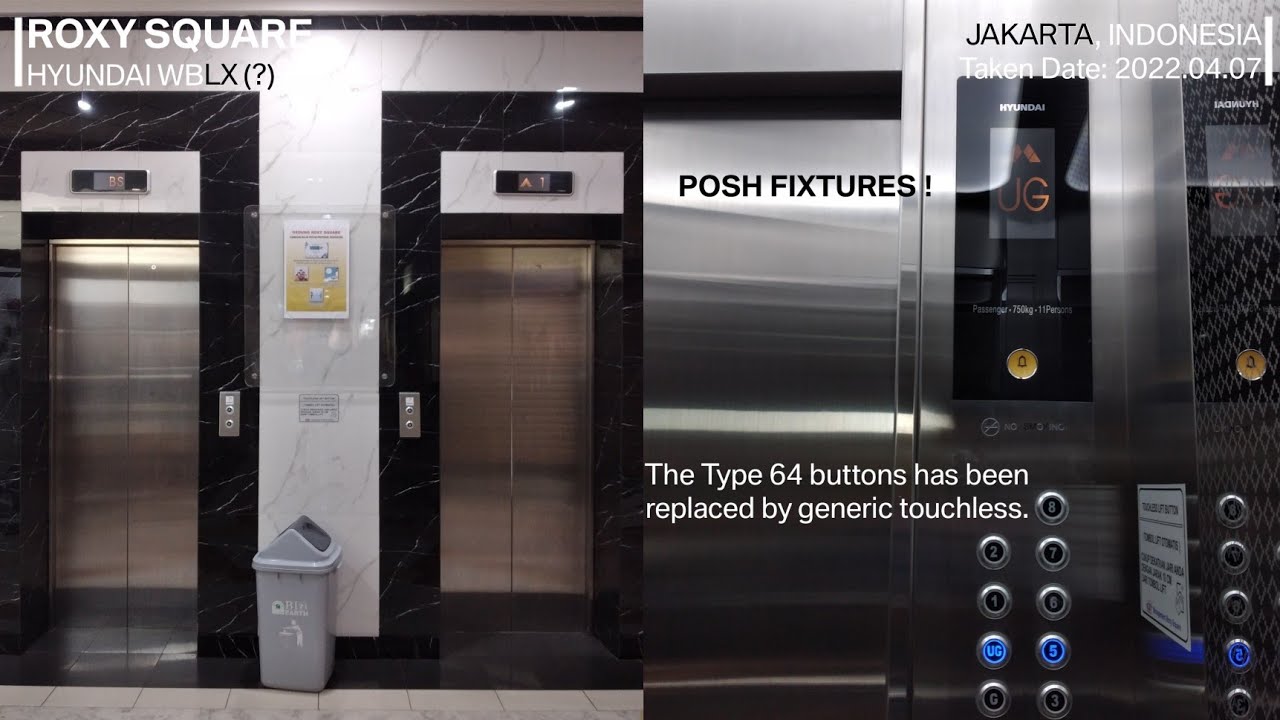 Hyundai Scenic Traction Elevator at Roxy Square, Jakarta