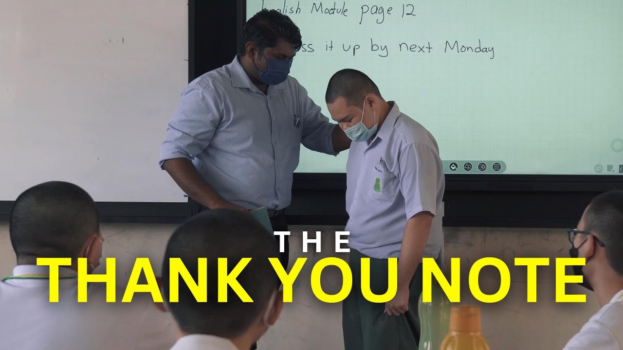 Thank You Note | Teacher's Day Short Film