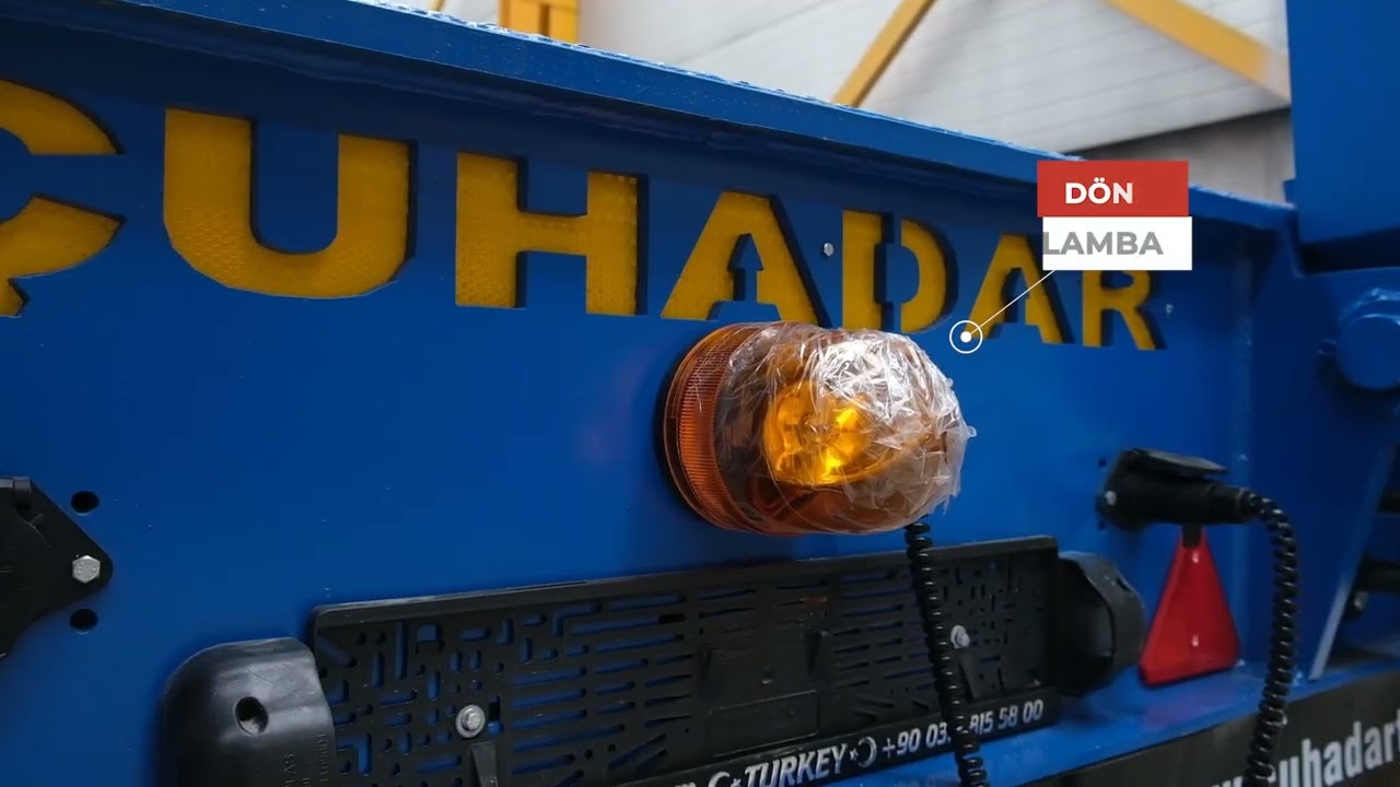 Çuhadar Treyler 2 Akslı Lowbed Treyler