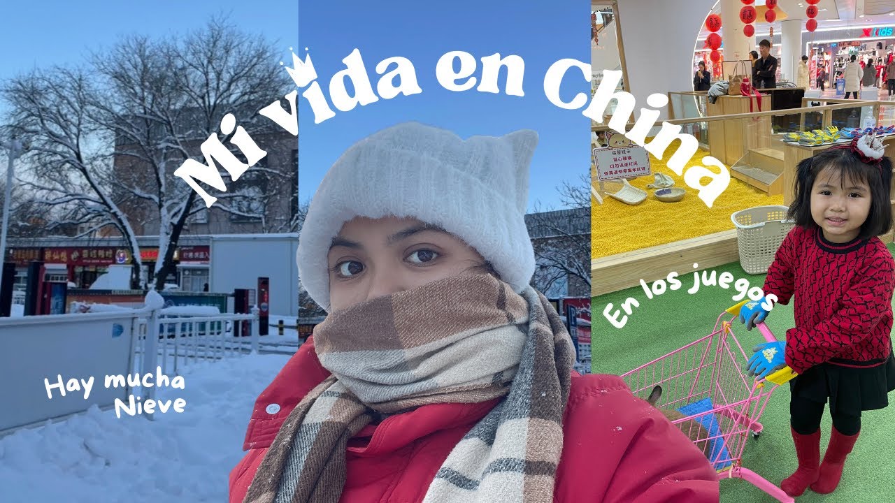 Hay mucha nieve 😱🥶❄️ // Peruana en China 🇨🇳 