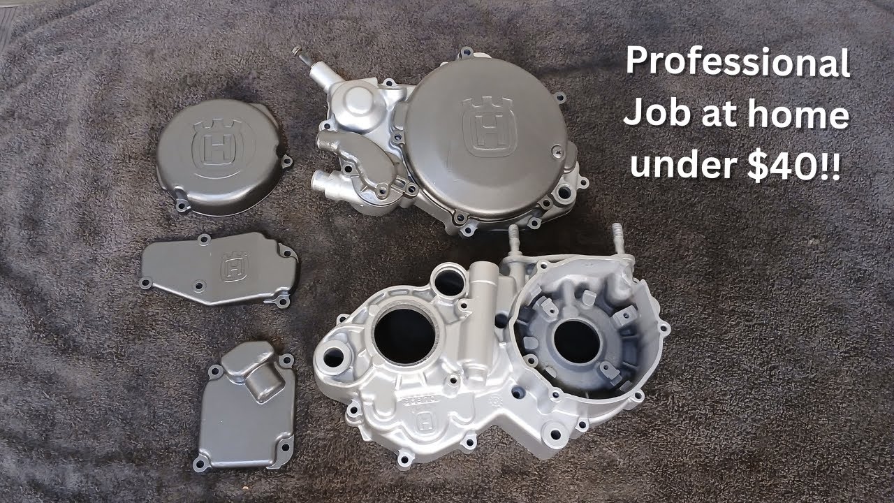 Easiest & Cheapest Way to Paint a Motorcycle Engine (VHT Spray Paint DIY)