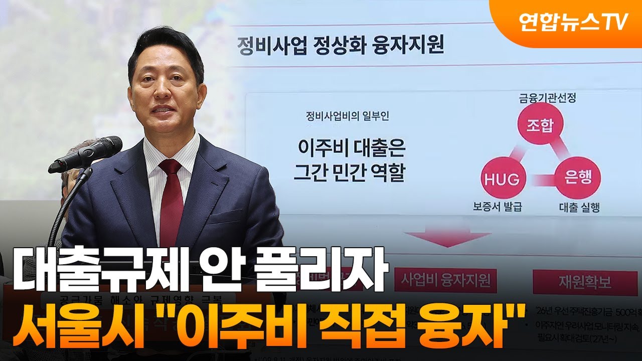 대출규제 안 풀리자…서울시 