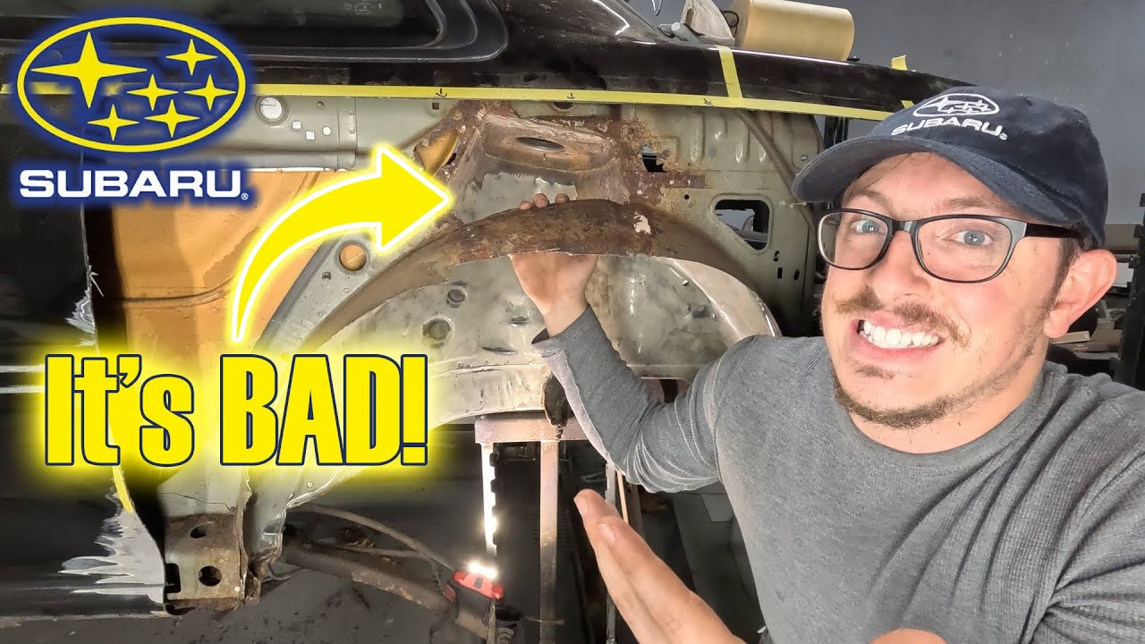 Shocking Rust in the Strut Tower, Is it even Fixable? 1998 Subaru Impreza 2.5RS