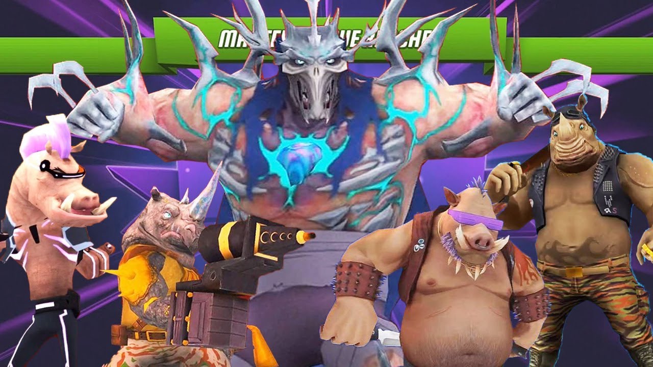 TMNT Legends PVP 889 - Bebop & Rocksteady Nick, Bebop And Rocksteady Movie With Super Shredder