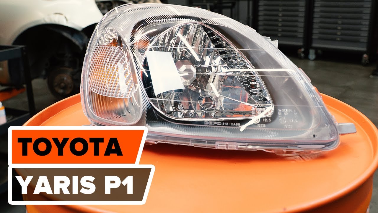 Ako vymeniť svetlomety na TOYOTA YARIS P1 [NÁVOD AUTODOC]