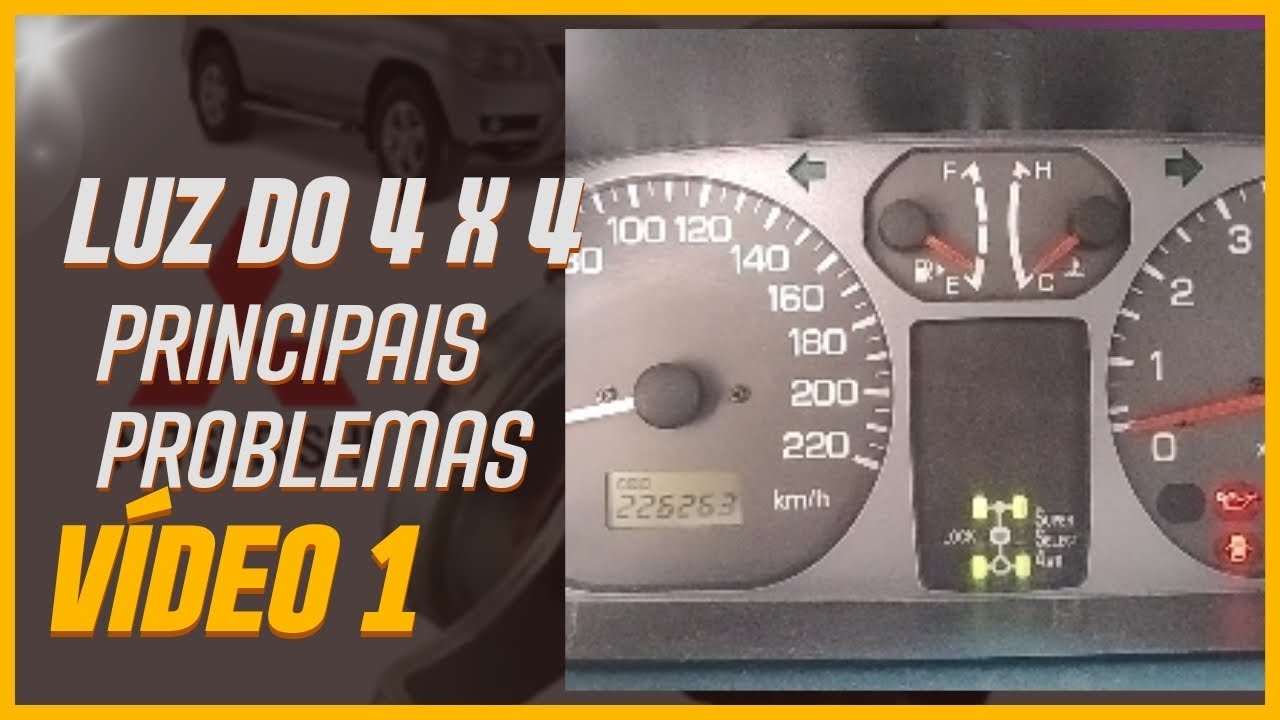 Pajero tr4 piscando a Luz do 4x4, principais problemas...