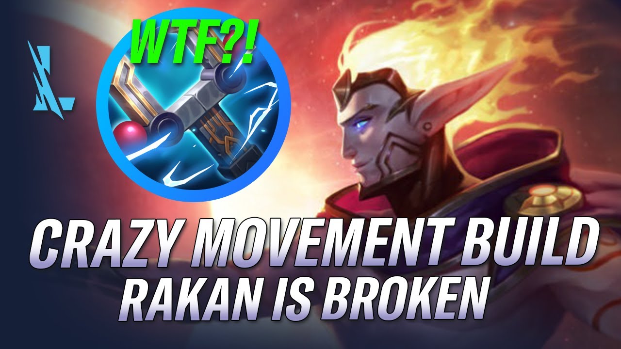 CRAZY MOVEMENT BUILD! RAKAN IS STILL BROKEN! RAKAN WILD RIFT GAMEPLAY