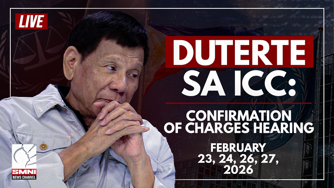 LIVE | Duterte sa ICC: Confirmation of charges hearing