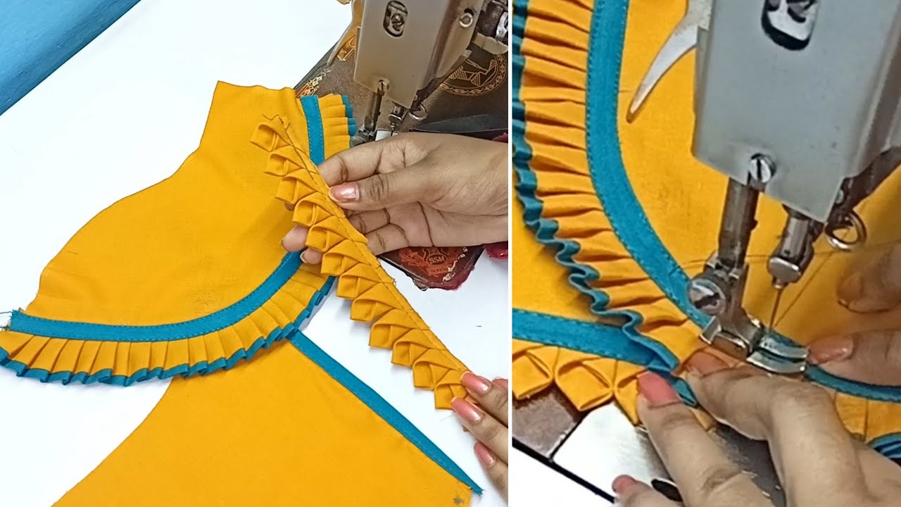 एकदम हटके मजेदार छोटे बाजू का डबल डिजाइन खास आपके लिए/ Astin/ aasteen / Baju / sleeves