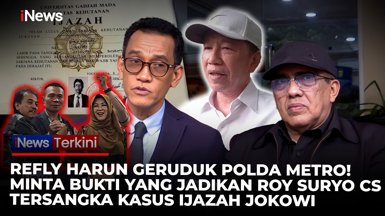 Refly Harun Desak Polisi Tunjukkan Bukti yang Jadikan Roy Suryo Cs Tersangka di Kasus Ijazah Jokowi