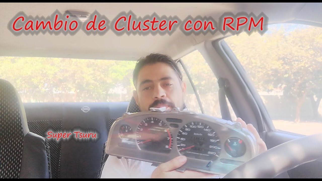 Instalacion Cluster GS2 y sacar señal para el tacometro (RPM)