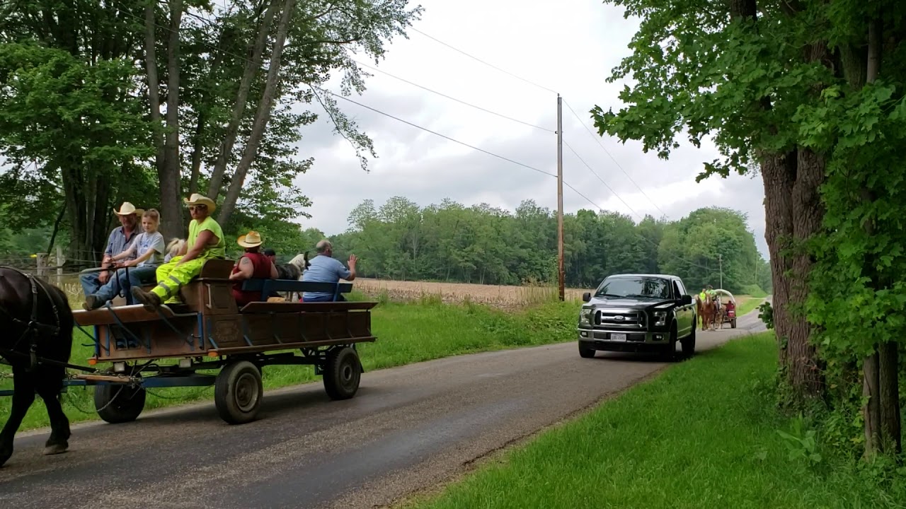 June 2019 Central Ohio Draft Horse Wagon Train