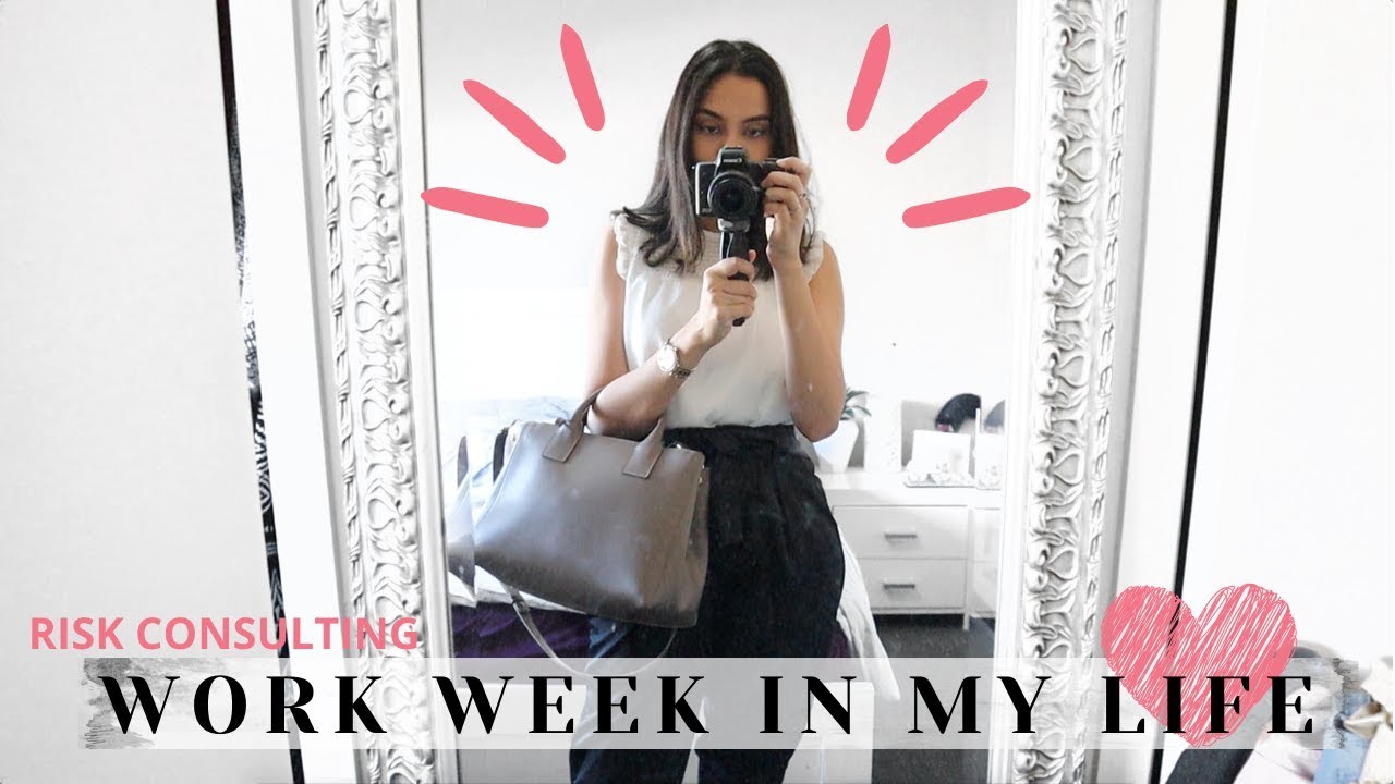 WORK WEEK IN MY LIFE | RISK CONSULTING | BREAKFAST, OUTFITS, 9-5 | HUSTLE | MORNING MOTIVATION |