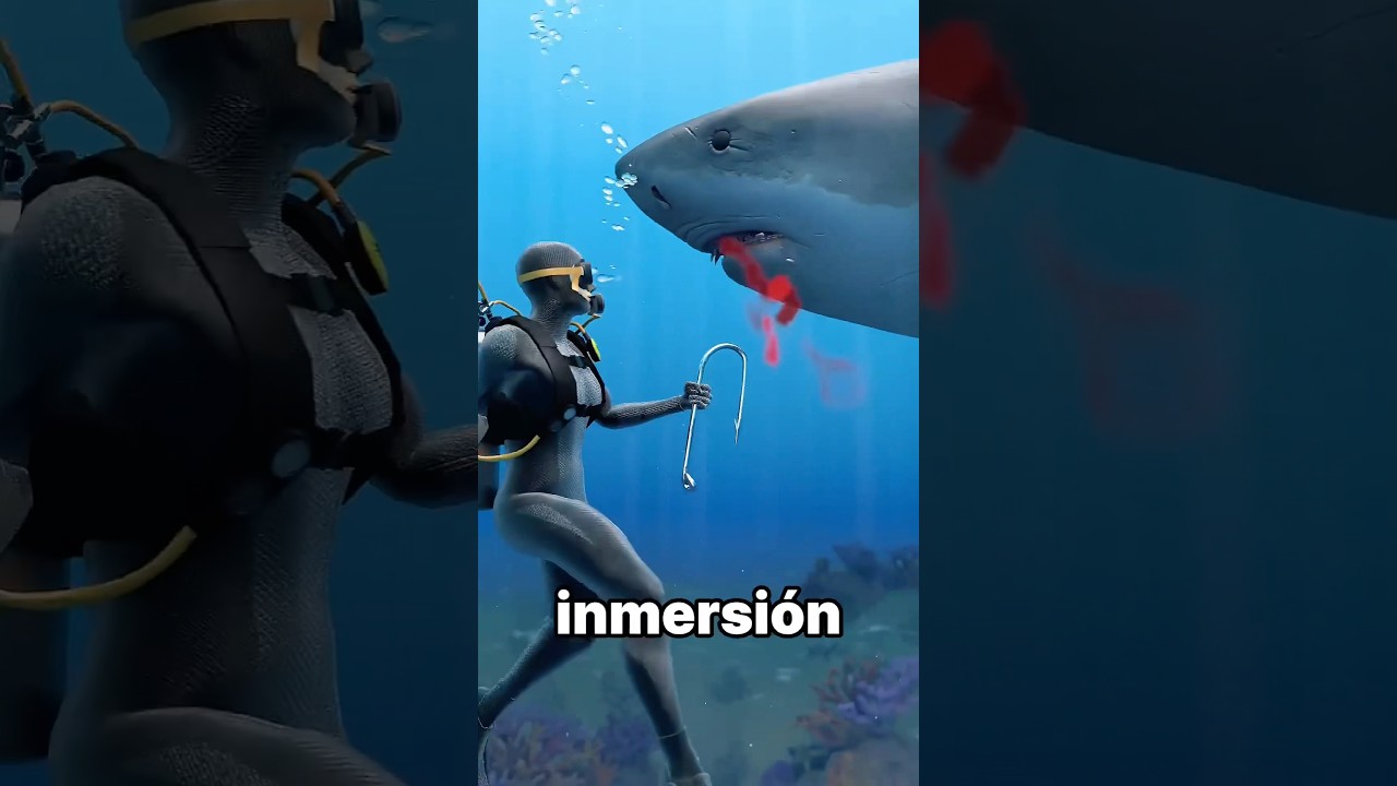 El Buzo Que Sac&oacute; Anzuelos De Los Tiburones 😱