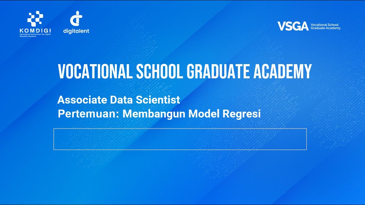SAINS DATA membangun model regresi