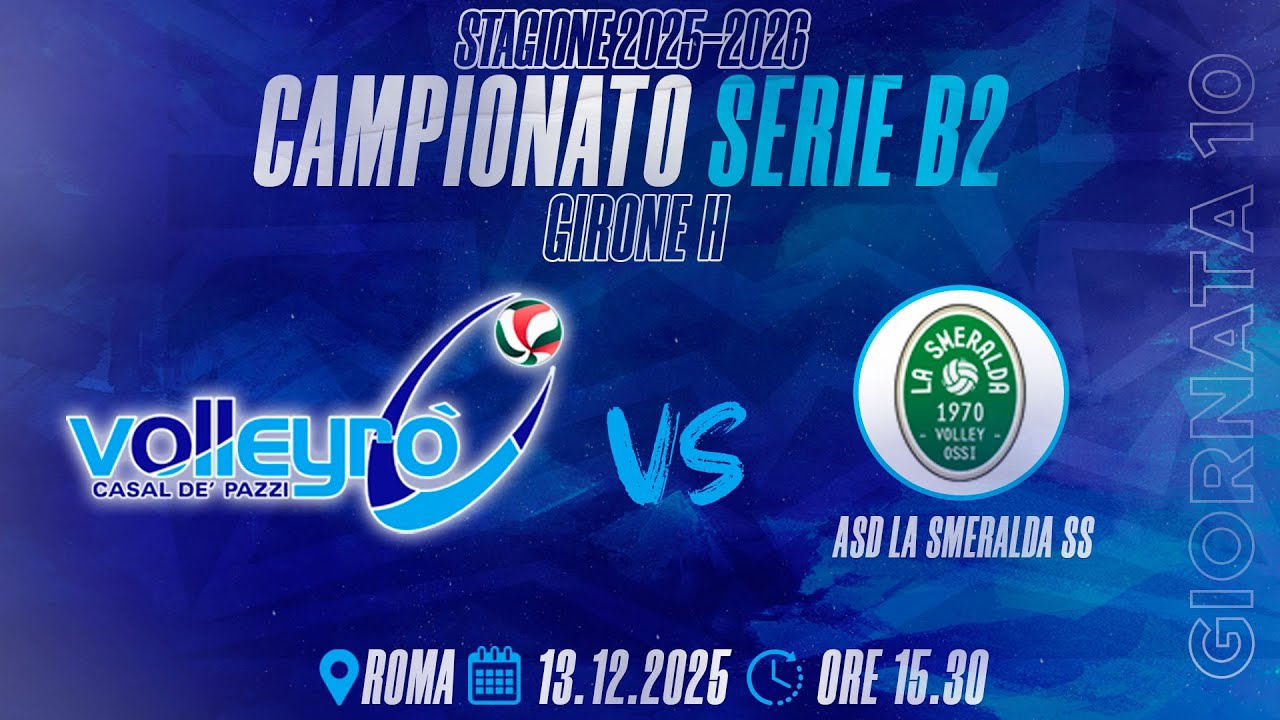 Serie B2 - Volleyrò vs La Smeralda (SS)