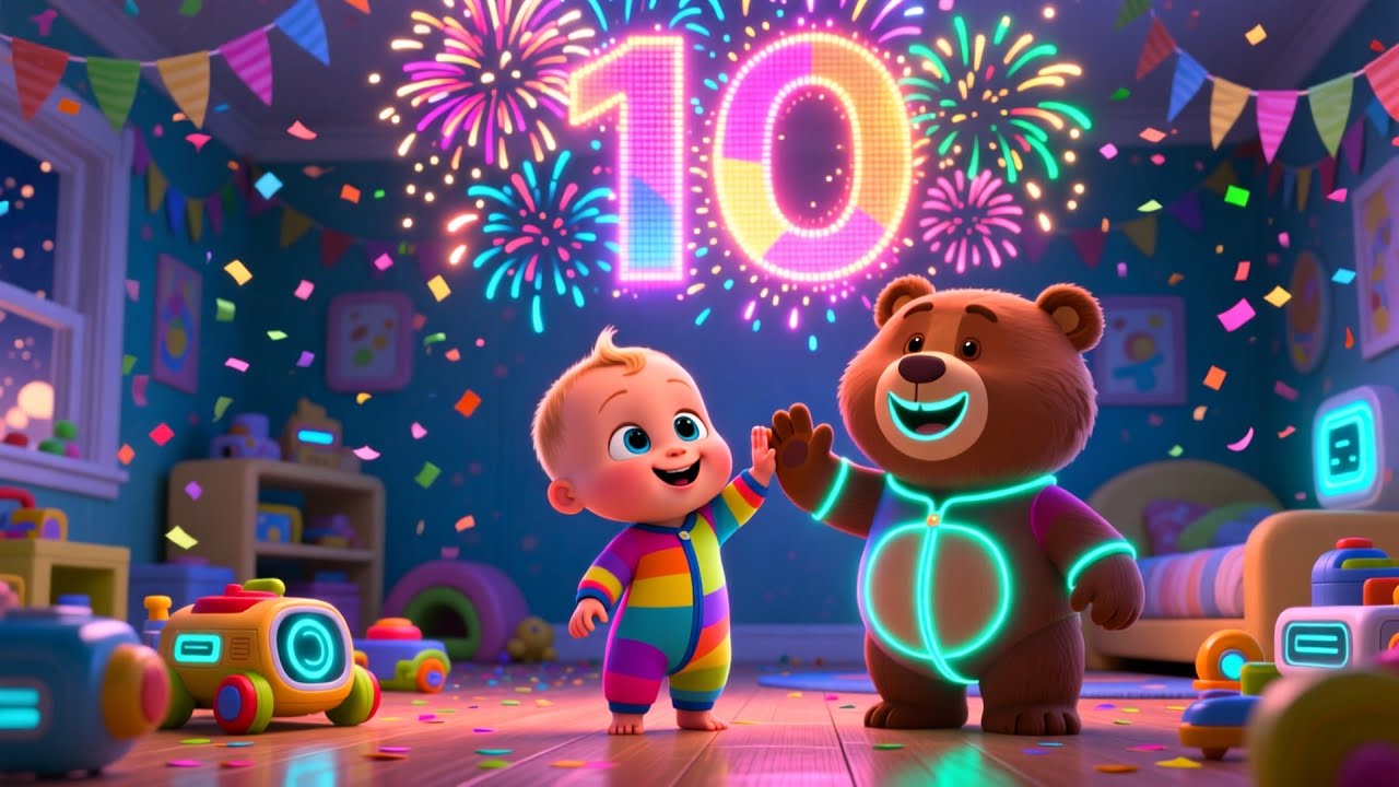 Counting Day with Baby 🔢🌤️🍼 | Kids Fantasy Song | Learn Numbers Calmly