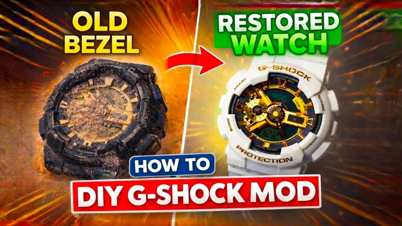 How To Replace Bezel & Strap on Casio GA-110 G-Shock Watch - Ep 68