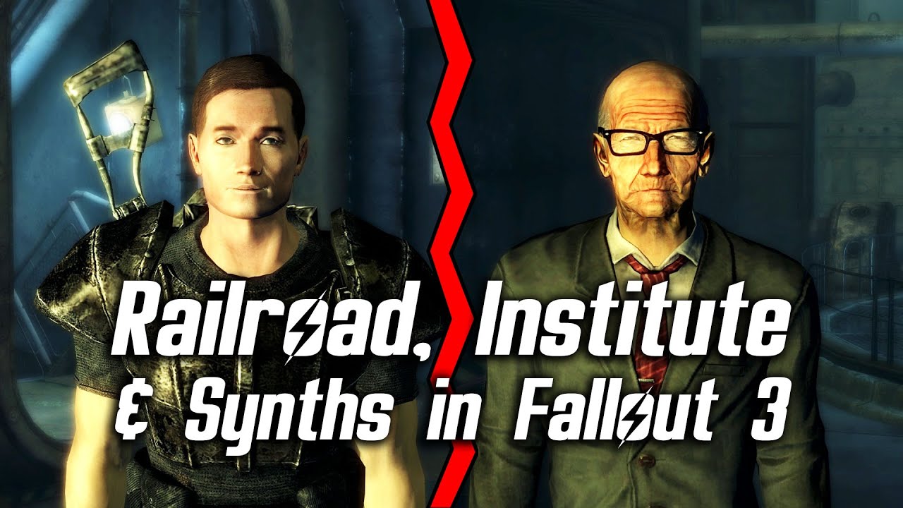 Fallout 3&4 - Railroad, Institute & Synths in Fallout 3 and mentions of Dr. Zimmer in Fallout 4